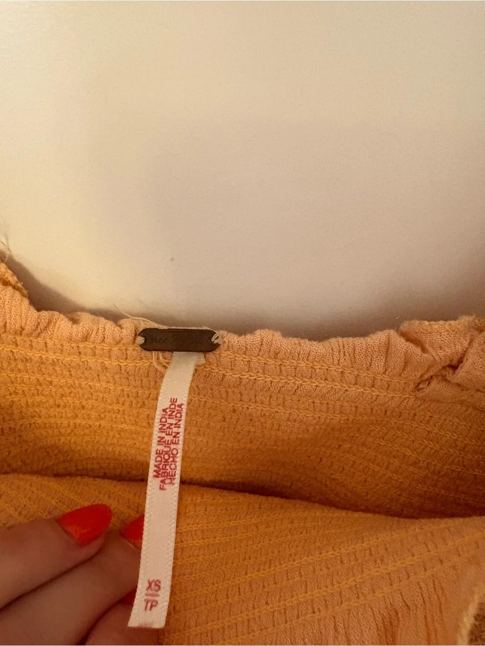 Free people matching set - Peach
